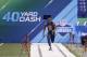INDIANAPOLIS, IN - MARCH 04: Wide receiver John Ross of Washington runs the 40-yard dash in an unofficial record time of 4.22 seconds during day four of the NFL Combine at Lucas Oil Stadium on March 4, 2017 in Indianapolis, Indiana. (Photo by Joe Robbins/Getty Images)