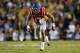BATON ROUGE, LA - OCTOBER 22: Evan Engram #17 of the Mississippi Rebels runs during a game against the LSU Tigers at Tiger Stadium on October 22, 2016 in Baton Rouge, Louisiana. (Photo by Jonathan Bachman/Getty Images)