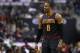 WASHINGTON, DC - APRIL 19: Dwight Howard #8 of the Atlanta Hawks looks on against the Washington Wizards in the first half of Game Two of the Eastern Conference Quarterfinals during the 2017 NBA Playoffs at Verizon Center on April 19, 2017 in Washington, DC. NOTE TO USER: User expressly acknowledges and agrees that, by downloading and or using this photograph, User is consenting to the terms and conditions of the Getty Images License Agreement. (Photo by Rob Carr/Getty Images)