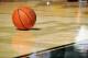 NASHVILLE, TN - FEBRUARY 25: A general view of a basketball resting on the court during a game between the Florida Gators and the Vanderbilt Commodores at Memorial Gym on February 25, 2014 in Nashville, Tennessee. (Photo by Frederick Breedon/Getty Images)