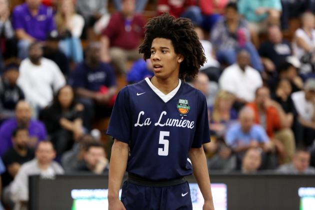 La Lumiere's Tyger Campbell #5 in action against Montverde Academy in the DICK'S Sporting Goods High School National Basketball Tournament on Friday, April 1, 2016 in Queens, NY. La Lumiere won the game. (AP Photo/Gregory Payan)