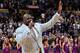 LOS ANGELES, CA - MARCH 24: NBA legend Shaquille O'Neal gives a speech at the game between the Los Angeles Lakers and the Minnesota Timberwolves on March 24, 2017 at STAPLES Center in Los Angeles, California. NOTE TO USER: User expressly acknowledges and agrees that, by downloading and/or using this Photograph, user is consenting to the terms and conditions of the Getty Images License Agreement. Mandatory Copyright Notice: Copyright 2017 NBAE (Photo by Andrew D. Bernstein/NBAE via Getty Images)