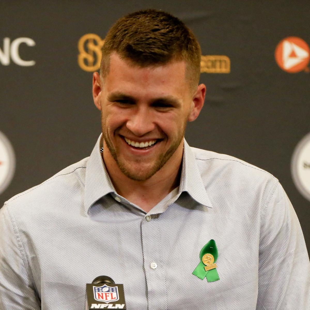 T.J. Watt, Pittsburgh Steelers Agree to Rookie Contract News, Scores