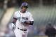 SEATTLE, WA - MAY 3: Robinson Cano #22 of the Seattle Mariners rounds the bases after hitting a solo home run off of starting pitcher Ricky Nolasco #47 of the Los Angeles Angels of Anaheim during the first inning of a game at Safeco Field on May 3, 2017 in Seattle, Washington. (Photo by Stephen Brashear/Getty Images)