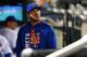 NEW YORK, NY - MAY 09: Matt Harvey #33 of the New York Mets looks on from the dugout during the eighth inning against the San Francisco Giants at Citi Field on May 9, 2017 in the Flushing neighborhood of the Queens borough of New York City. (Photo by Mike Stobe/Getty Images)