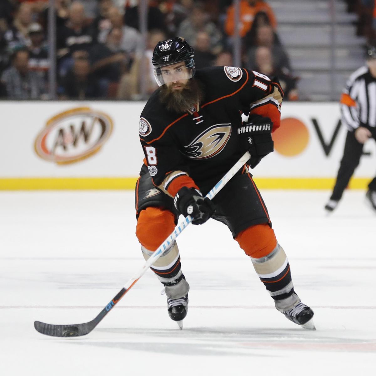 Patrick Eaves Anaheim Ducks NHL Fanatics Breakaway Home Jersey