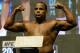 LAS VEGAS, NV - JULY 08: Mixed martial artist Daniel Cormier poses on the scale during his weigh-in for UFC 200 at T-Mobile Arena on July 8, 2016 in Las Vegas, Nevada. Cormier will meet Anderson Silva in a non-title light heavyweight bout on July 9 at T-Mobile Arena. Silva replaces Jon Jones who was pulled from a light heavyweight title fight against Cormier due to a potential violation of the UFC's anti-doping policy. (Photo by Ethan Miller/Getty Images)