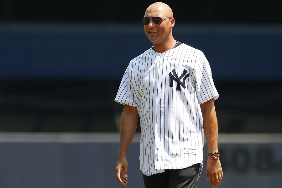 Derek Jeter Signs Limited Air Jordan for Jimmy Fallon