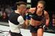 DALLAS, TX - MAY 13: (R-L) Joanna Jedrzejczyk punches Jessica Andrade in their UFC women's strawweight championship fight during the UFC 211 event at the American Airlines Center on May 13, 2017 in Dallas, Texas. (Photo by Josh Hedges/Zuffa LLC/Zuffa LLC via Getty Images)
