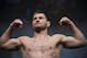 DALLAS, TX - MAY 12: Stipe Miocic poses on the scale during the UFC 211 weigh-in at the American Airlines Center on May 12, 2017 in Dallas, Texas. (Photo by Cooper Neill/Zuffa LLC/Zuffa LLC via Getty Images)
