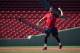 BOSTON, MA - APRIL 11: David Price #24 of the Boston Red Sox throws from the infield before a game against the Baltimore Orioles at Fenway Park on April 11, 2017 in Boston, Massachusetts. (Photo by Michael Ivins/Boston Red Sox/Getty Images)