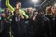 WEST BROMWICH, ENGLAND - MAY 12: Cesar Azpilicueta, manager Antonio Conte, Thibaut Courtois, Nathaniel Chalobah and David Luis of Chelsea celebrate winning the league after the Premier League match between West Bromwich Albion and Chelsea at The Hawthorns on May 12, 2017 in West Bromwich, England. Chelsea are crowned champions after a 1-0 victory against West Bromwich Albion. (Photo by Michael Regan/Getty Images)