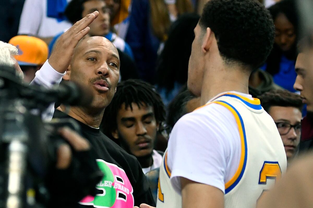 Lavar Ball Says Son Is Going To Be A Laker Lonzo Supports Dad In Espn Lavar Ball Says Son Is Going To Be A Laker Lonzo Supports Dad In Espn