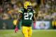 GREEN BAY, WI - OCTOBER 09: Eddie Lacy #27 of the Green Bay Packers walks on the field in the third quarter against the New York Giants at Lambeau Field on October 9, 2016 in Green Bay, Wisconsin. (Photo by Dylan Buell/Getty Images)