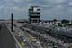INDIANAPOLIS, IN - MAY 29: James Hinchcliffe of Canada driver of the #5 Schmidt Peterson Motorsports Honda leads the field into the pits during the 100th running of the Indianapolis 500 mile race at the Indianapolis Motor Speedway on May 29, 2016 in Indianapolis, Indiana. (Photo by Robert Laberge/Getty Images)