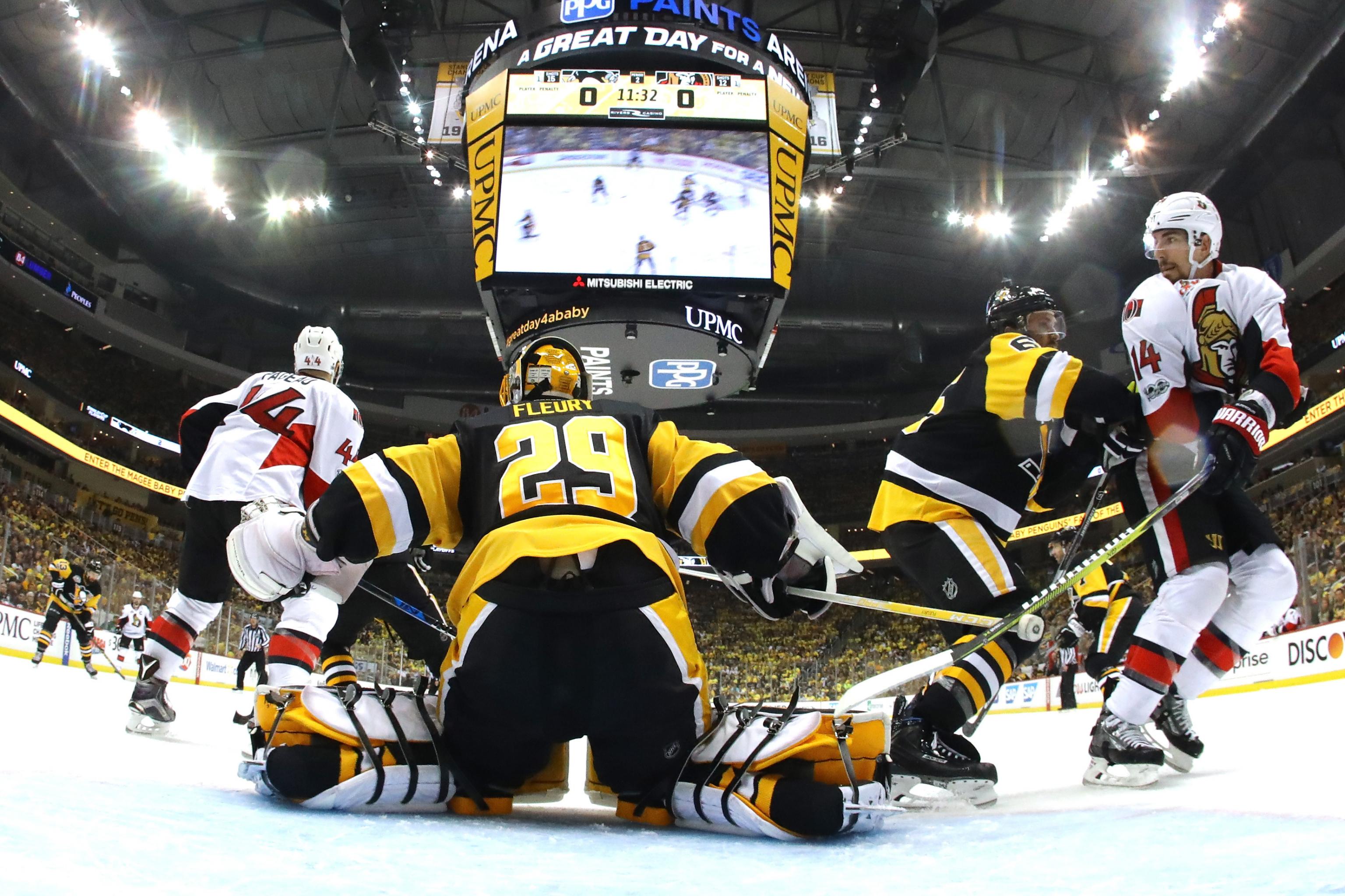 NHL roundup: Marc-Andre Fleury notches 16th playoff shutout