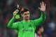 BOURNEMOUTH, ENGLAND - APRIL 08: Thibaut Courtois of Chelsea celebrates after the Premier League match between AFC Bournemouth and Chelsea at Vitality Stadium on April 8, 2017 in Bournemouth, England. (Photo by Mike Hewitt/Getty Images)