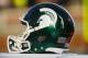 CHAMPAIGN, IL - NOVEMBER 05: A Michigan State Spartans helmet is seen during the game against the Illinois Fighting Illini at Memorial Stadium on November 5, 2016 in Champaign, Illinois. (Photo by Michael Hickey/Getty Images)