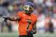 MOBILE, AL - JANUARY 28: East Carolina Wide Receiver Zay Jones #7 of the North Team during the 2017 Resse's Senior Bowl at Ladd-Peebles Stadium on January 28, 2017 in Mobile, Alabama. The South defeated the North 16-15. (Photo by Don Juan Moore/Getty Images)