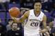 Washington's Markelle Fultz in action against Arizona in an NCAA college basketball game Saturday, Feb. 18, 2017, in Seattle. (AP Photo/Elaine Thompson)