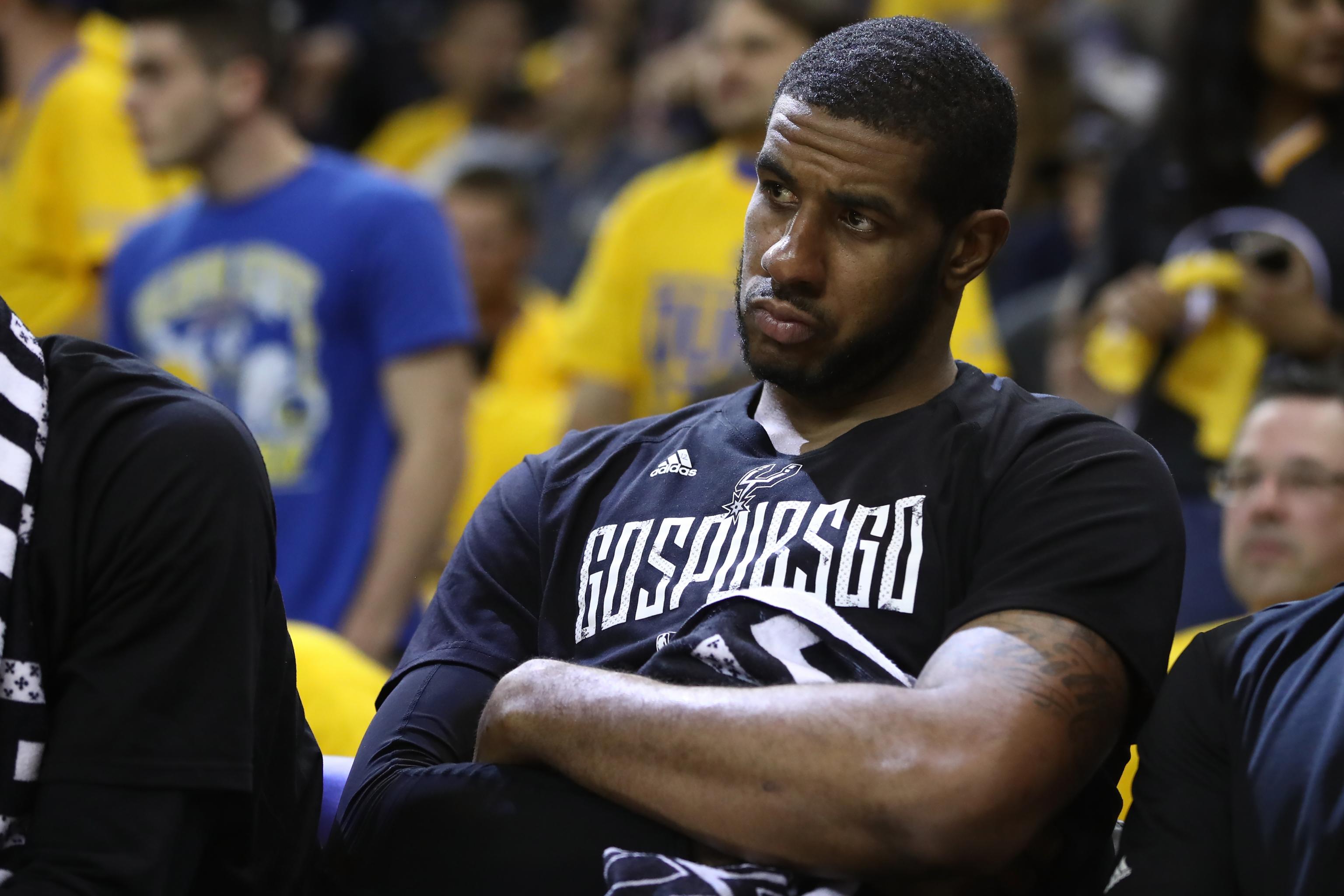 Bleacher Report on X: LaMarcus Aldridge and the Spurs have