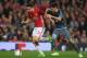 Manchester United's Spanish midfielder Ander Herrera vies with Celta Vigo's Spanish midfielder Jozabed Sanche (R) during the UEFA Europa League semi-final, second-leg football match between Manchester United and Celta Vigo at Old Trafford stadium in Manchester, north-west England, on May 11, 2017. / AFP PHOTO / Paul ELLIS (Photo credit should read PAUL ELLIS/AFP/Getty Images)