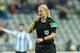 MUNICH, GERMANY - NOVEMBER 21: refereein Bibiana Steinhaus in action during the Second Bandesliga match between TSV 1860 Muenchen and 1. FC Kaiserslautern at Allianz Arena on November 21, 2016 in Munich, Germany. (Photo by TF-Images/Getty Images)