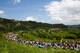 The peloton rides during the 12th stage of the 100th Giro d'Italia, Tour of Italy cycling race from Forl?i to Reggio Emilia of 100th Giro d'Italia, Tour of Italy on May 18, 2017 in Reggio Emilia. / AFP PHOTO / LUK BENIES (Photo credit should read LUK BENIES/AFP/Getty Images)