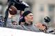 BOSTON, MA - FEBRUARY 07: Tom Brady of the New England Patriots celebrates during the Super Bowl victory parade on February 7, 2017 in Boston, Massachusetts. The Patriots defeated the Atlanta Falcons 34-28 in overtime in Super Bowl 51. (Photo by Billie Weiss/Getty Images)