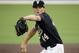 Vanderbilt starter Kyle Wright pitches against Washington in the first inning of an NCAA college baseball regional tournament game Saturday, June 4, 2016, in Nashville, Tenn. (AP Photo/Mark Humphrey)