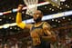 BOSTON, MA - MAY 19: LeBron James #23 of the Cleveland Cavaliers reacts in the first half against the Boston Celtics during Game Two of the 2017 NBA Eastern Conference Finals at TD Garden on May 19, 2017 in Boston, Massachusetts. NOTE TO USER: User expressly acknowledges and agrees that, by downloading and or using this photograph, User is consenting to the terms and conditions of the Getty Images License Agreement. (Photo by Adam Glanzman/Getty Images)