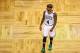 BOSTON, MA - MAY 19: Isaiah Thomas #4 of the Boston Celtics reacts in the first half against the Cleveland Cavaliers during Game Two of the 2017 NBA Eastern Conference Finals at TD Garden on May 19, 2017 in Boston, Massachusetts. NOTE TO USER: User expressly acknowledges and agrees that, by downloading and or using this photograph, User is consenting to the terms and conditions of the Getty Images License Agreement. (Photo by Tim Bradbury/Getty Images)