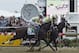 Cloud Computing (2), ridden by Javier Castellano, wins142nd Preakness Stakes horse race at Pimlico race course as Classic Empire with Julien Leparoux aboard takes second, Saturday, May 20, 2017, in Baltimore. (AP Photo/Mike Stewart)