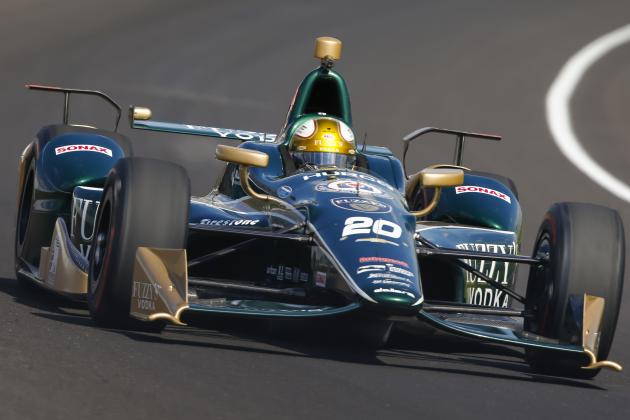 INDIANAPOLIS, IN - MAY 18: Ed Carpenter is seen during practice for the Indianapolis 500 at Indianapolis Motor Speedway on May 18, 2017 in Indianapolis, In. (Photo by Michael Hickey/Getty Images)