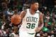 BOSTON, MA - MAY 19: Marcus Smart #36 of the Boston Celtics handles the ball against the Cleveland Cavaliers in Game Two of the Eastern Conference Finals during the 2017 NBA Playoffs on May 19, 2017 at the TD Garden in Boston, Massachusetts. NOTE TO USER: User expressly acknowledges and agrees that, by downloading and or using this Photograph, user is consenting to the terms and conditions of the Getty Images License Agreement. Mandatory Copyright Notice: Copyright 2017 NBAE (Photo by Nathaniel S. Butler/NBAE via Getty Images)