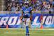 DETROIT, MI - DECEMBER 27: Calvin Johnson #81 of the Detroit Lions looks on from the field during the game against the San Francisco 49ers at Ford Field on December 27, 2015 in Detroit, Michigan. The Lions defeated the 49ers 32-17. (Photo by Mark Cunningham/Detroit Lions/Getty Images)