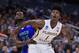 ORLANDO, FL - MARCH 16: Marc-Eddy Norelia #25 of the Florida Gulf Coast Eagles and Jonathan Isaac #1 of the Florida State Seminoles battle for position during a free throw in the first half during the first round of the 2017 NCAA Men's Basketball Tournament at Amway Center on March 16, 2017 in Orlando, Florida. (Photo by Mike Ehrmann/Getty Images)