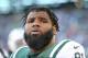 EAST RUTHERFORD, NJ - JANUARY 01: Defensive End Sheldon Richardson #91 of the New York Jets follows the action against the Buffalo Bills at MetLife Stadium on January 1, 2017 in East Rutherford, New Jersey. (Photo by Al Pereira/Getty Images)