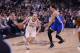 SAN ANTONIO, TX - MAY 20: Manu Ginobili #20 of the San Antonio Spurs drives to the basket against the Golden State Warriors during Game Four of the Western Conference Finals of the 2017 NBA Playoffs on May 20, 2017 AT&T Center in San Antonio, Texas. NOTE TO USER: User expressly acknowledges and agrees that, by downloading and or using this photograph, user is consenting to the terms and conditions of the Getty Images License Agreement. Mandatory Copyright Notice: Copyright 2017 NBAE (Photos by Noah Graham /NBAE via Getty Images)