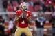 SANTA CLARA, CA - JANUARY 01: Colin Kaepernick #7 of the San Francisco 49ers drops back to pass against the Seattle Seahawks at Levi's Stadium on January 1, 2017 in Santa Clara, California. (Photo by Ezra Shaw/Getty Images)