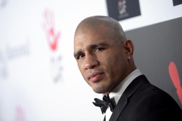 SANTA MONICA, CA - DECEMBER 10:  Professional boxer Miguel Cotto attends the 2nd Annual Diamond Ball hosted by Rihanna and The Clara Lionel Foundation at The Barker Hanger on December 10, 2015 in Santa Monica, California.  (Photo by Jason Kempin/Getty Images for The Clara Lionel Foundation)