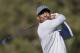 Tiger Woods watches his tee shot on the ninth hole of the North Course during the second round of the Farmers Insurance Open golf tournament Friday, Jan. 27, 2017, at Torrey Pines Golf Course in San Diego. (AP Photo/Gregory Bull)