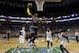 Cleveland Cavaliers forward LeBron James (23) soars to the basket over Boston Celtics forward Jonas Jerebko (8) forward Jaylen Brown (7) and guard Terry Rozier (12) during the first half of Game 5 of the NBA basketball Eastern Conference finals, on Thursday, May 25, 2017, in Boston. (AP Photo/Charles Krupa)