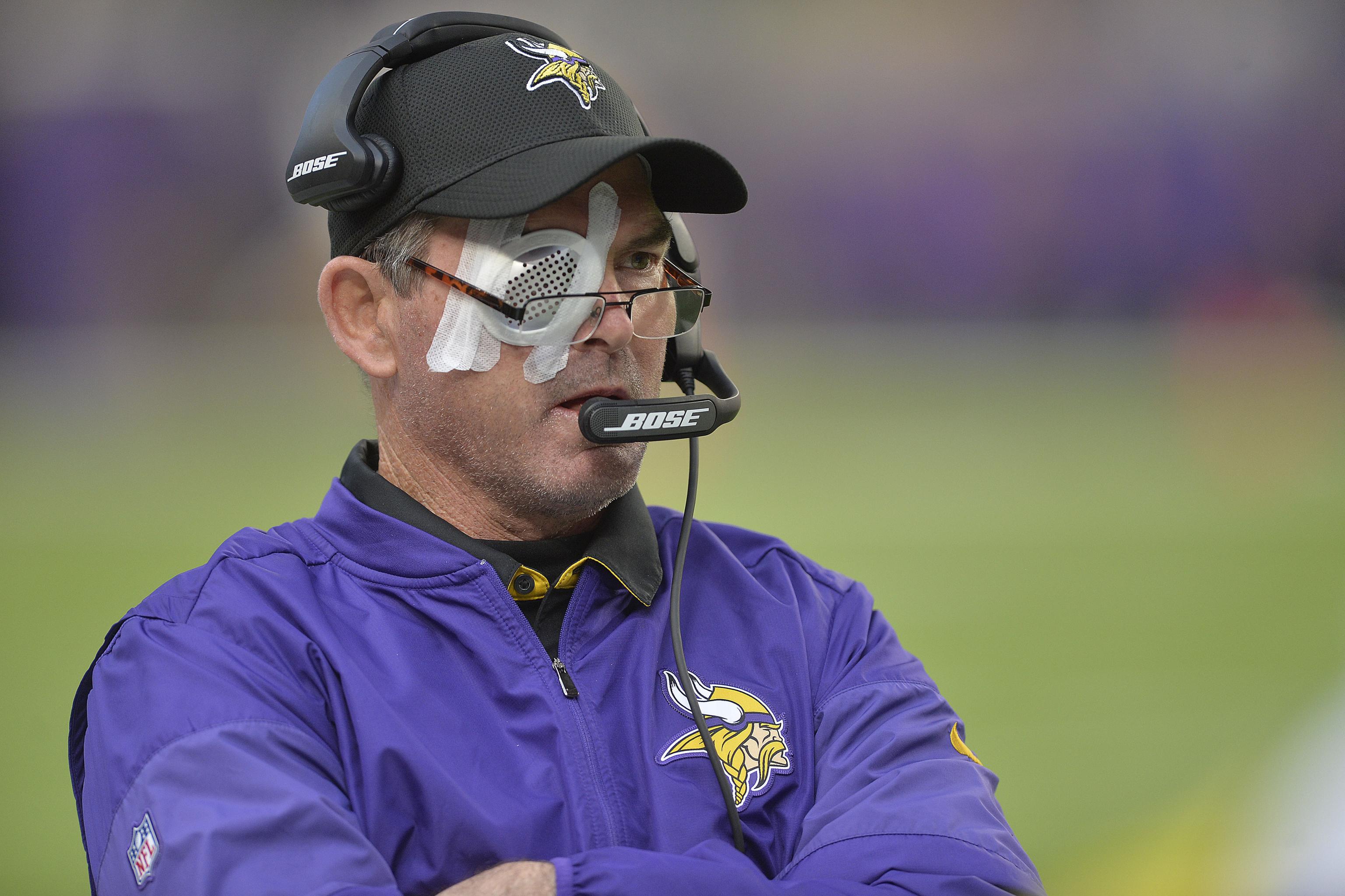 Vikings coach Mike Zimmer said speculation about his job was