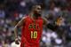 WASHINGTON, DC - APRIL 26: Tim Hardaway Jr. #10 of the Atlanta Hawks celebrates after scoring against the Washington Wizards in the first half of Game Five of the Eastern Conference Quarterfinals during the 2017 NBA Playoffs at at Verizon Center on April 26, 2017 in Washington, DC. NOTE TO USER: User expressly acknowledges and agrees that, by downloading and or using this photograph, User is consenting to the terms and conditions of the Getty Images License Agreement. (Photo by Rob Carr/Getty Images)