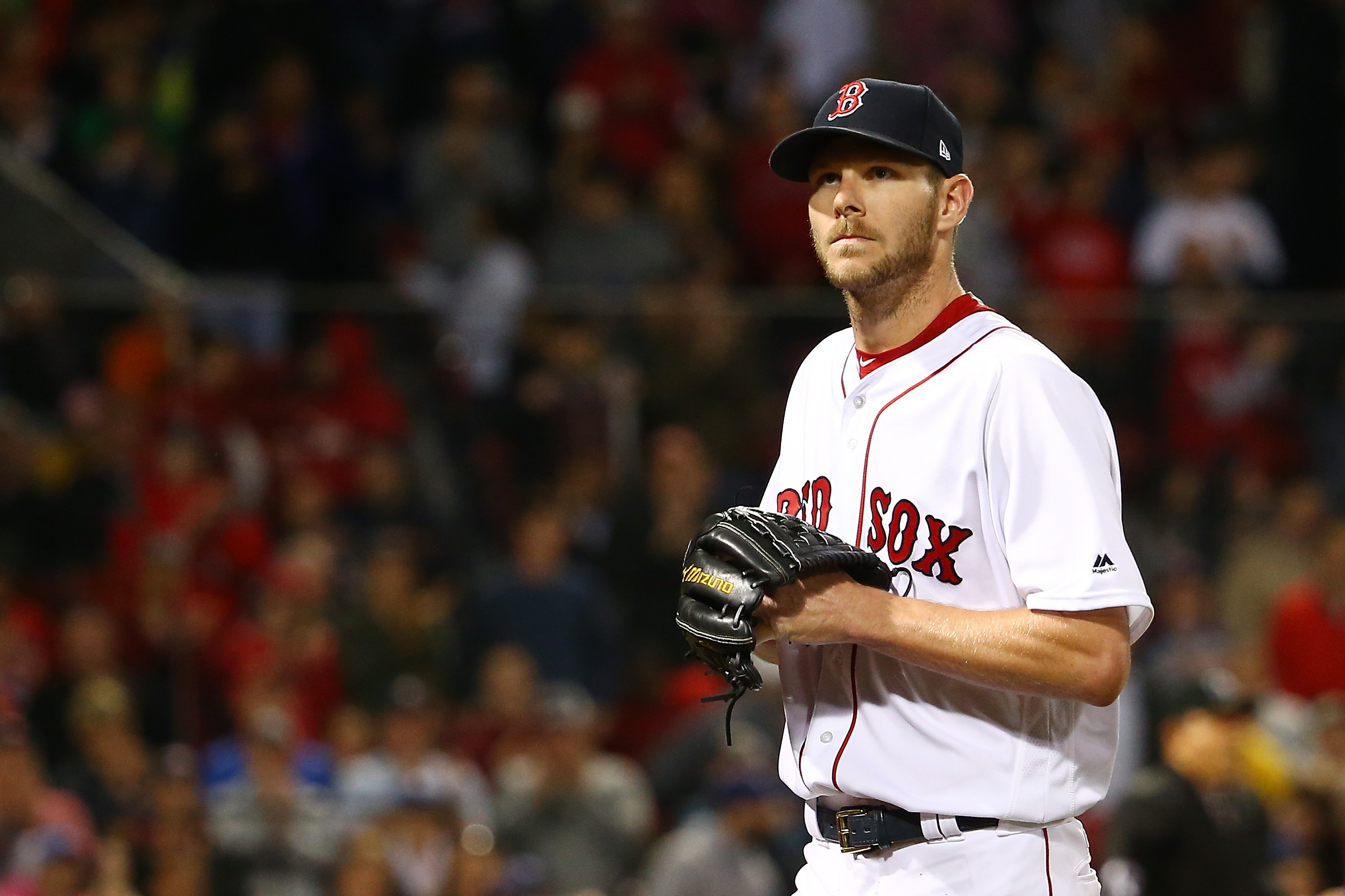 Chris Sale isn't worrying about his velocity, and the Red Sox