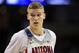 SAN JOSE, CA - MARCH 23: Lauri Markkanen #10 of the Arizona Wildcats looks on in the first half against the Xavier Musketeers during the 2017 NCAA Men's Basketball Tournament West Regional at SAP Center on March 23, 2017 in San Jose, California. (Photo by Ezra Shaw/Getty Images)