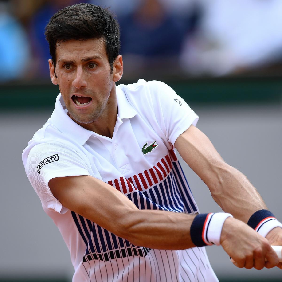 Novak Djokovic Defeats Marcel Granollers in 1st Round of 2017 ... - Bleacher Report