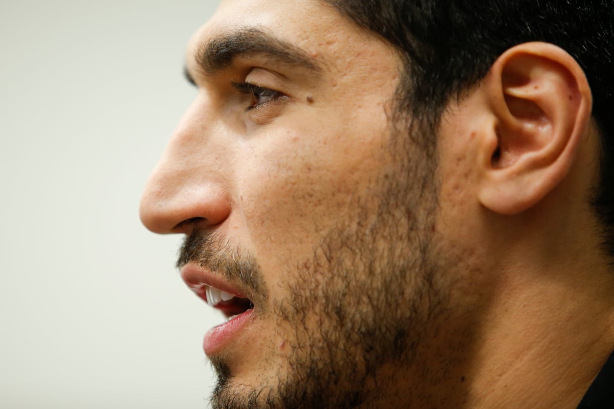 Enes Kanter's Impossible Situation: 'I Have No Choice but to Stand Up'
