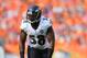 DENVER, CO - SEPTEMBER 13: Outside linebacker Elvis Dumervil #58 of the Baltimore Ravens in action against the Baltimore Ravens at Sports Authority Field at Mile High on September 13, 2015 in Denver, Colorado. (Photo by Justin Edmonds/Getty Images)